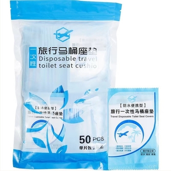 Pernă de toaletă de unică folosință, artefact de călătorie, dublu strat îngroșat, impermeabil, capac de toaletă, pentru femei însărcinate, anti-murdar, hârtie igienică, pernă, capac de toaletă