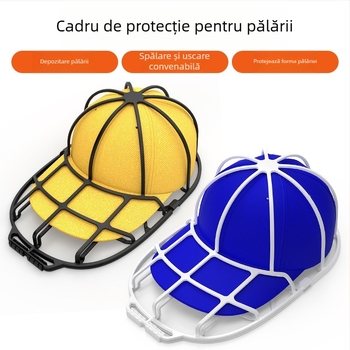 Geantă de spălare și protecție pentru pălării de baseball, geantă de curățare specială anti-deformare pentru mașina de spălat, suport de spălare a pălăriilor de uz casnic, geantă de spălare și protecție pentru pălării