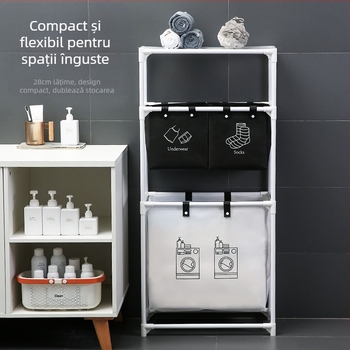 Coș de rufe coș de rufe suport de depozitare pentru rufe mașină de spălat coș de depozitare pentru baie de uz casnic coș de rufe