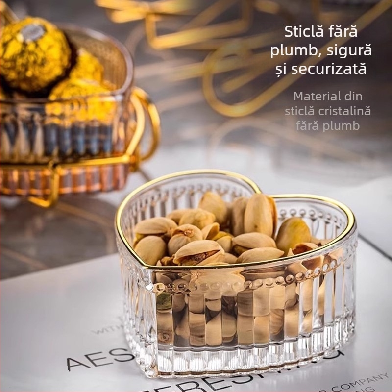 Farfurie cu fructe, masă de cafea multistrat pentru sufragerie, farfurie pentru bomboane de uz casnic, farfurie pentru gustare cu ceai de după-amiază, gustări, ornamente ușoare de lux