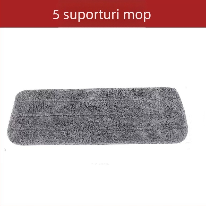 Mop plat cu pulverizare cu apă, mop de uz casnic, un singur mop, curățare cu mâinile fără mâini, umed și uscat, cu dublă utilizare, leneș, mop de podea de uz casnic, artefact