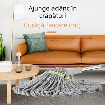 Set de mop rotativ cu stoarcere mâini libere, mop rotativ Picasso cu auto-storsare, mop cu fibră ultrafină