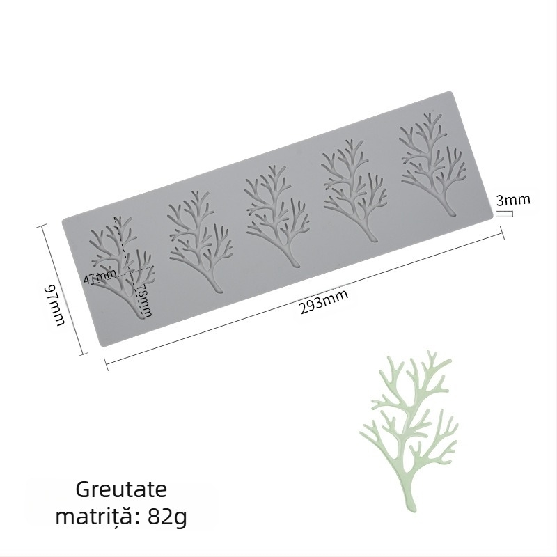 Sanxin Coral Leafs Rams Flip Sugar Lace Pad Silicone DIY Chocolate Plate Decorative Cake Mold Silicone