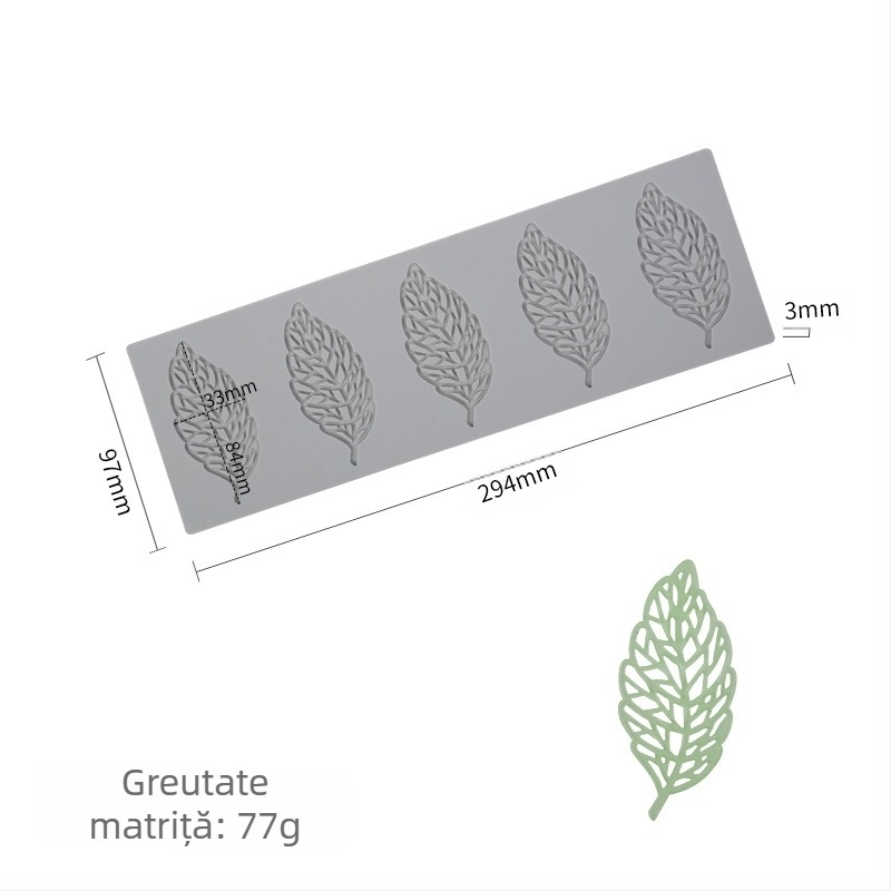 Sanxin Coral Leafs Rams Flip Sugar Lace Pad Silicone DIY Chocolate Plate Decorative Cake Mold Silicone