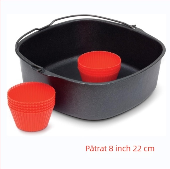 Pentru coș pătrat de copt HD9 232 220, cilindru pentru prăjituri, 7 inch / 8 inch, accesorii pentru friteuză cu aer HD 99 963