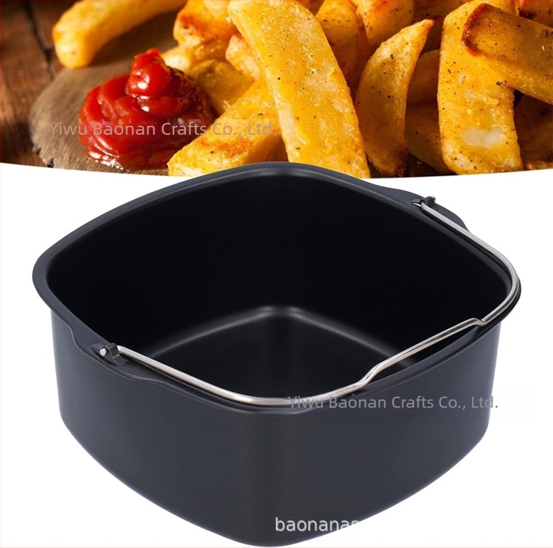 Pentru coș pătrat de copt HD9 232 220, cilindru pentru prăjituri, 7 inch / 8 inch, accesorii pentru friteuză cu aer HD 99 963