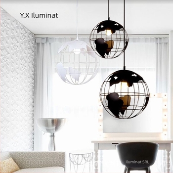 Candelabru mic modern, restaurant, bar, atmosferă de bar, lumină de magazin de haine, cafenea, culoar, glob, lumină sferică cu LED