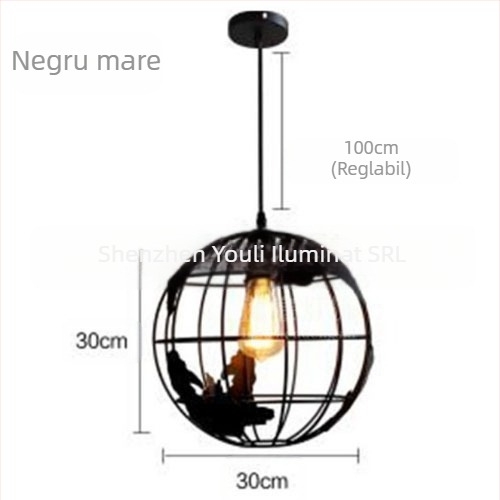 Candelabru mic modern, restaurant, bar, atmosferă de bar, lumină de magazin de haine, cafenea, culoar, glob, lumină sferică cu LED