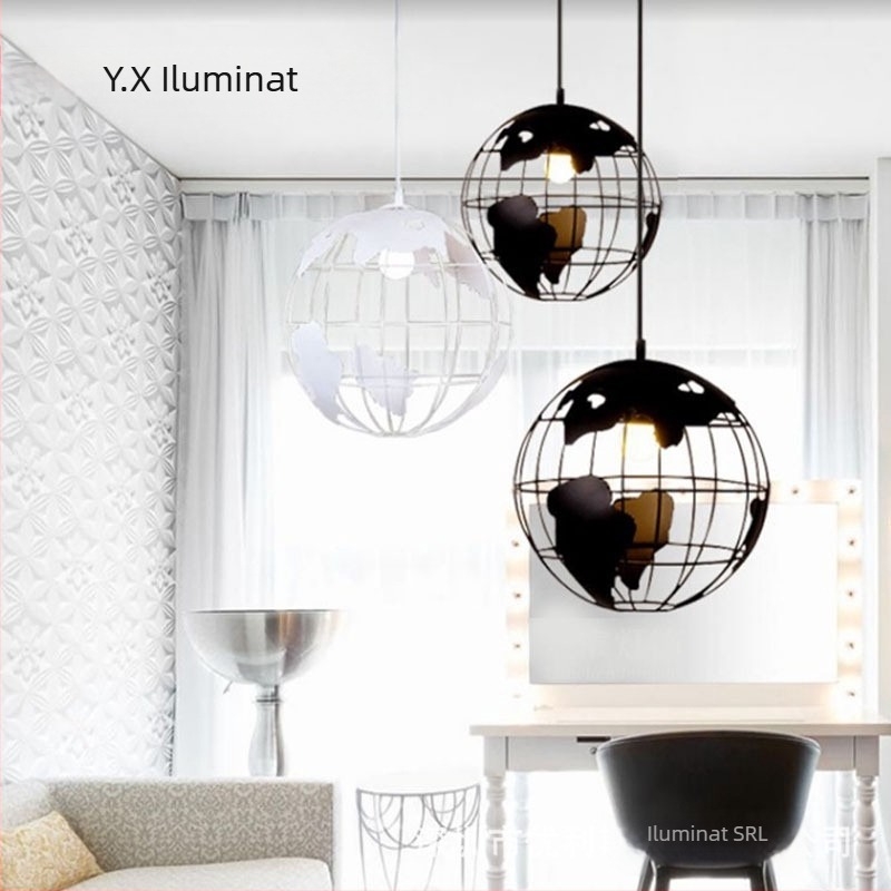Candelabru mic modern, restaurant, bar, atmosferă de bar, lumină de magazin de haine, cafenea, culoar, glob, lumină sferică cu LED