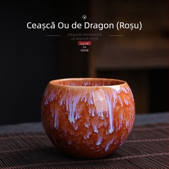 Dragon Egg Building Cup costum Kung Fu ceașcă de ceai ceramică Cuptor Schimbare Cinci Elemente Cupa Master Cupa ceai ceașcă bol ceai ceașcă