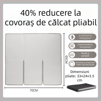 Trei pliabile masă de călcat saltea de călcat masă de călcat pliabilă portabilă izolație termică saltea plată de călcat agățat temperatură înaltă accesorii saltea de călcat
