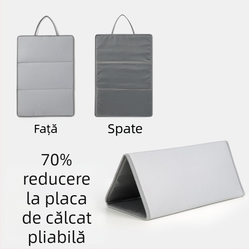 Trei pliabile masă de călcat saltea de călcat masă de călcat pliabilă portabilă izolație termică saltea plată de călcat agățat temperatură înaltă accesorii saltea de călcat