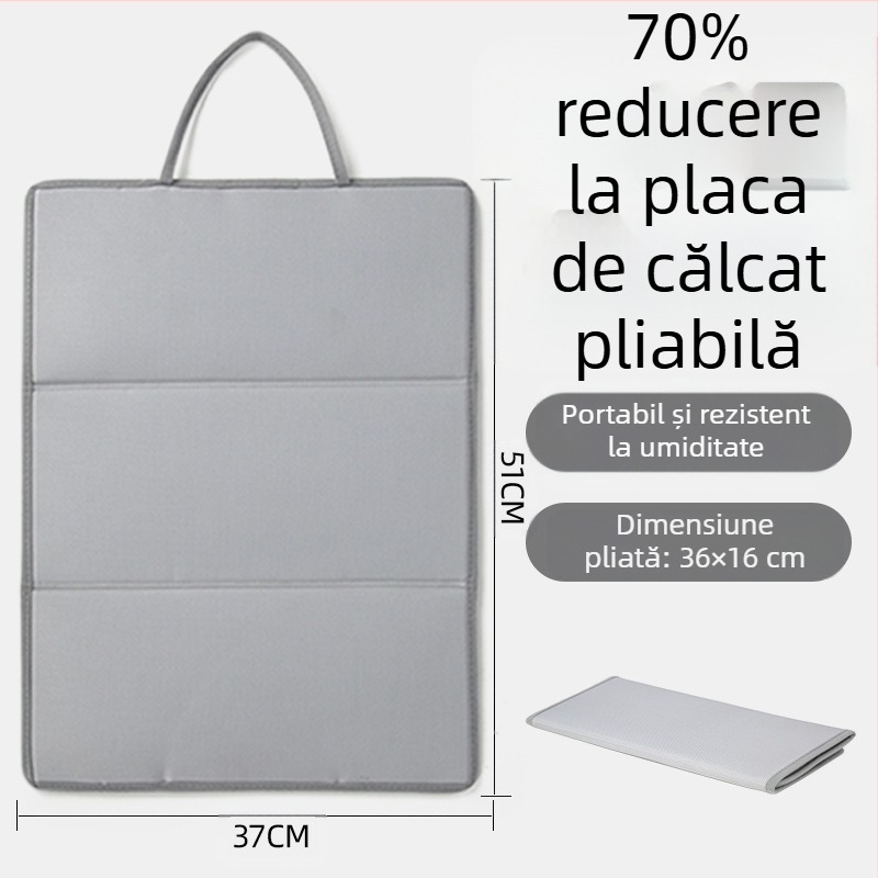 Trei pliabile masă de călcat saltea de călcat masă de călcat pliabilă portabilă izolație termică saltea plată de călcat agățat temperatură înaltă accesorii saltea de călcat
