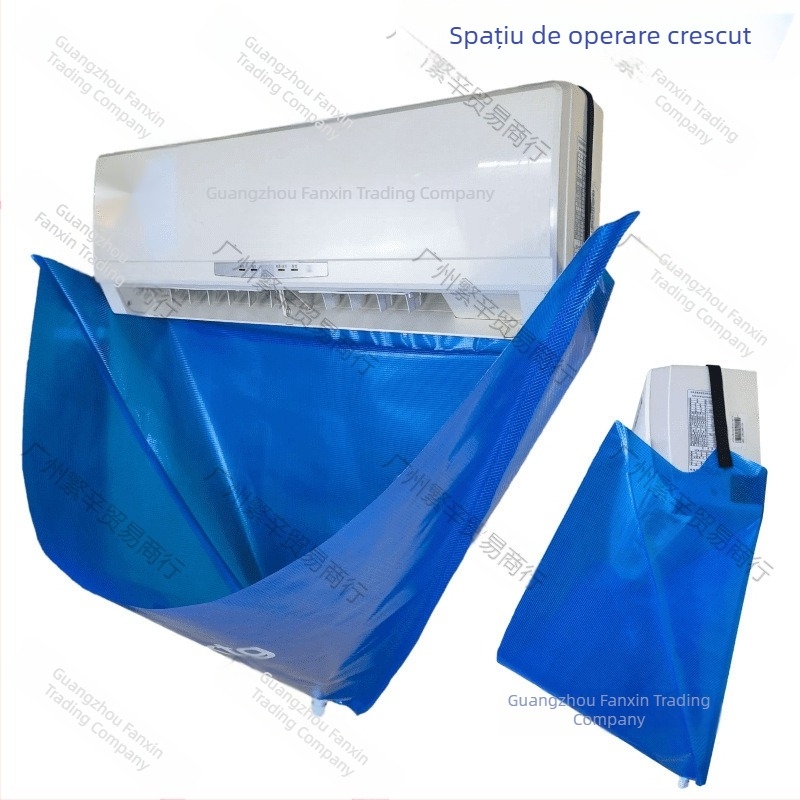 Husă de curățare a aerului condiționat Instrumente de curățare a aerului condiționat de uz casnic Curățare pe cârlig Set complet de instrumente de curățare potrivite pentru demontare gratuită