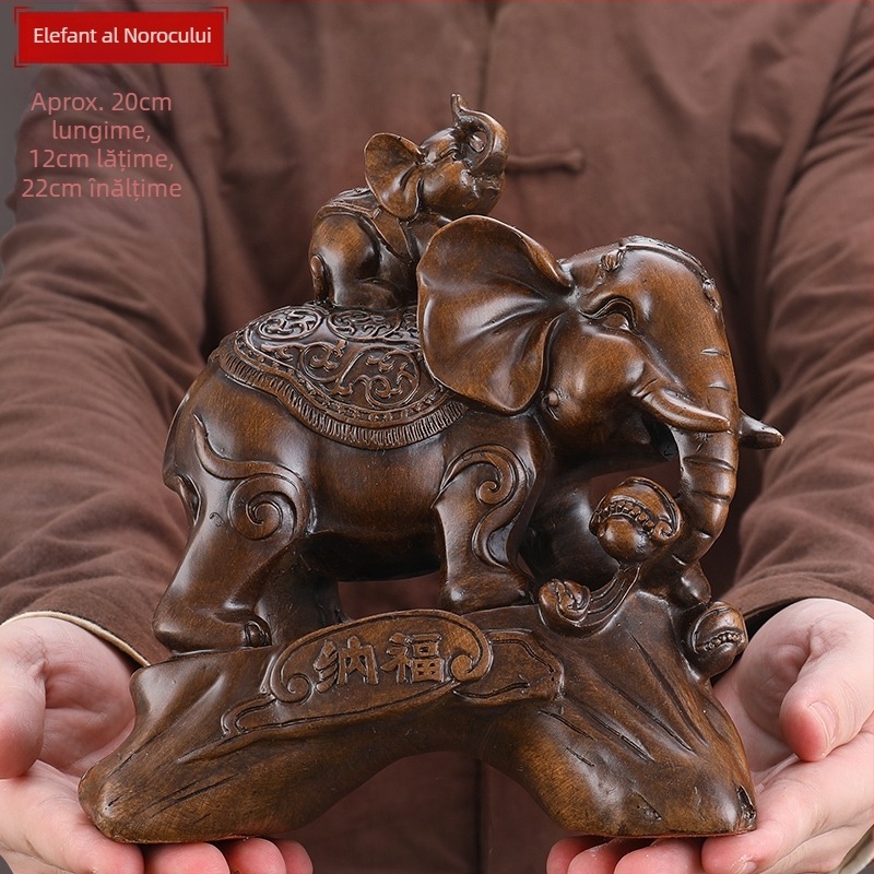 Decorațiune de elefant, decorațiune pentru casă, elefant norocos, o pereche de birou, casă, living, dulap de vin, decorațiune creativă, decorațiune artizanală