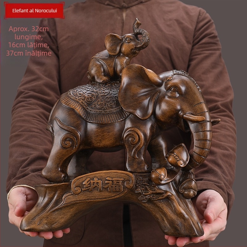 Decorațiune de elefant, decorațiune pentru casă, elefant norocos, o pereche de birou, casă, living, dulap de vin, decorațiune creativă, decorațiune artizanală