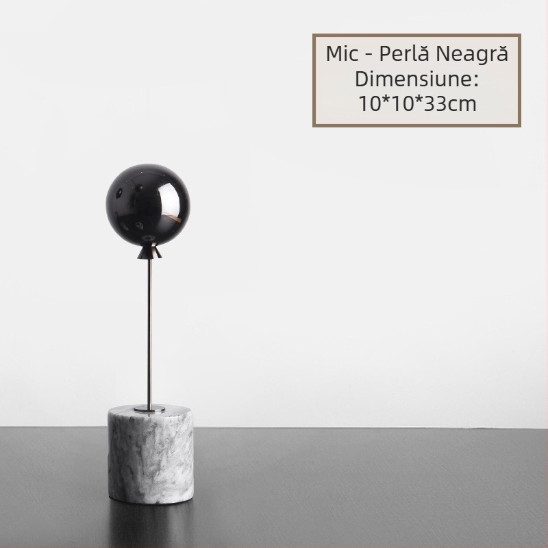 Bilă metalică, stil european, accesibil, lux, modă, simple, marmură, ornamente creative pentru casă, accesibile, decorațiuni personalizate