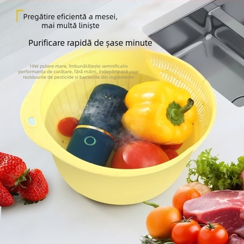 Nou purificator de fructe și legume, mașină de spălat de uz casnic, capsulă inteligentă, mașină de fructe și legume, ingrediente, sterilizare și dezinfectare a fructelor, mașină transfrontalieră