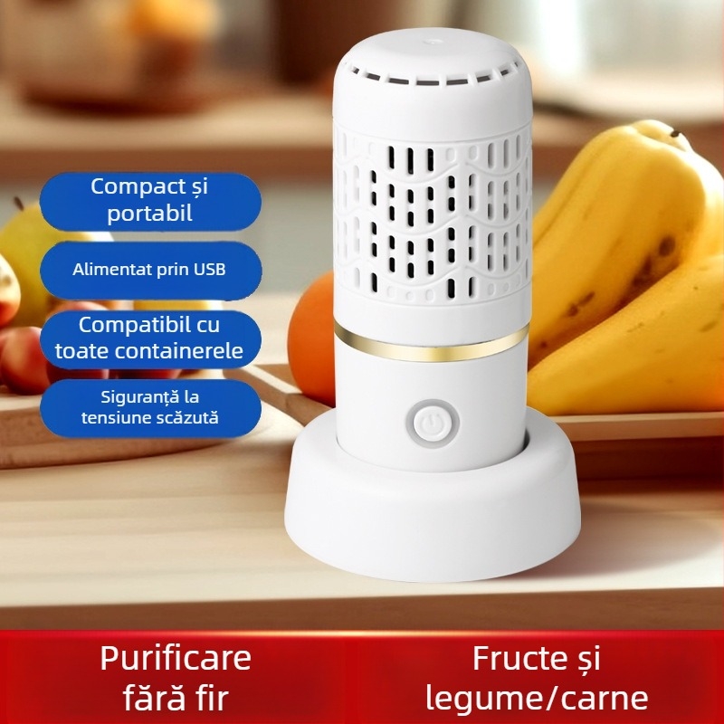 Nou purificator de fructe și legume, mașină de spălat de uz casnic, capsulă inteligentă, mașină de fructe și legume, ingrediente, sterilizare și dezinfectare a fructelor, mașină transfrontalieră