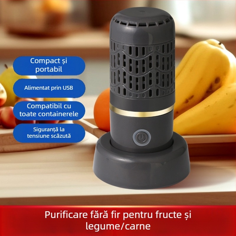Nou purificator de fructe și legume, mașină de spălat de uz casnic, capsulă inteligentă, mașină de fructe și legume, ingrediente, sterilizare și dezinfectare a fructelor, mașină transfrontalieră