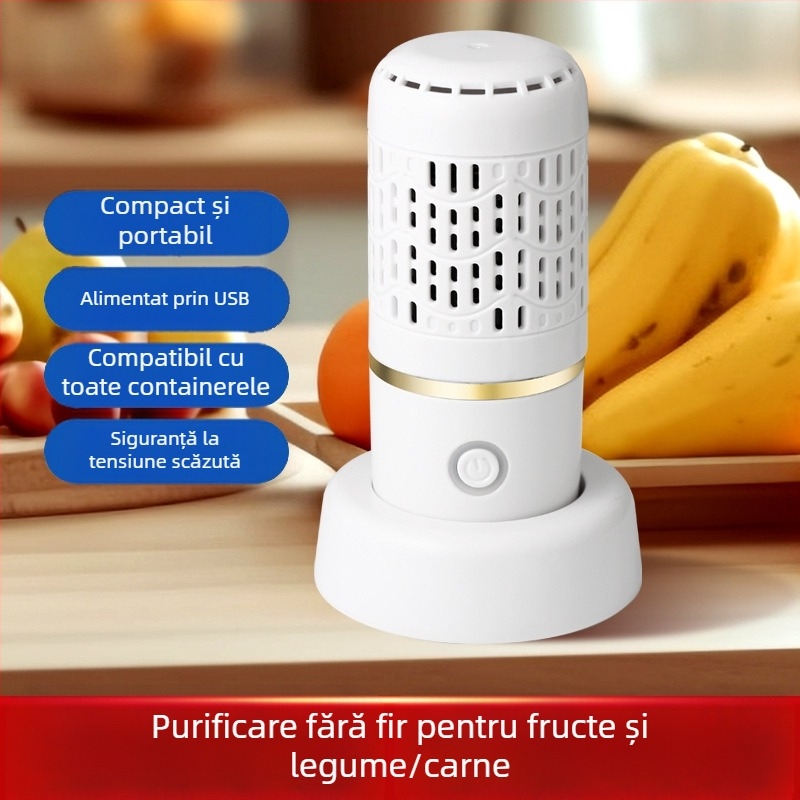 Nou purificator de fructe și legume, mașină de spălat de uz casnic, capsulă inteligentă, mașină de fructe și legume, ingrediente, sterilizare și dezinfectare a fructelor, mașină transfrontalieră
