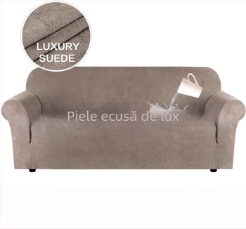 Husă de canapea impermeabilă din piele întoarsă, all-inclusive, transfrontalieră, elastică, all-inclusive, pentru casă, husă de canapea impermeabilă