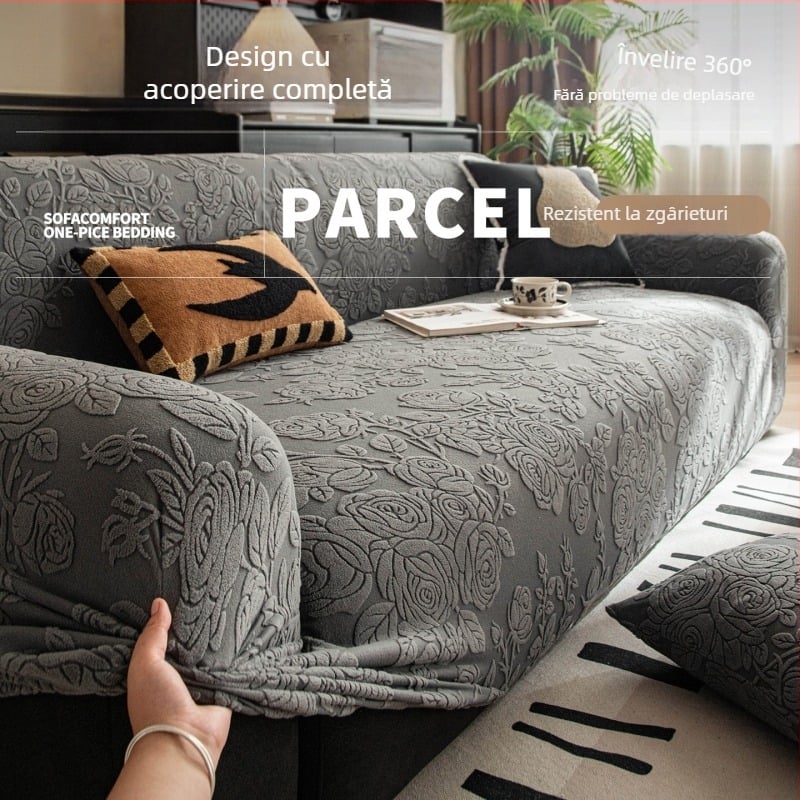 Husă de canapea elastică nouă, all-inclusive, universală, husă de protecție din piele dreaptă pentru toate anotimpurile