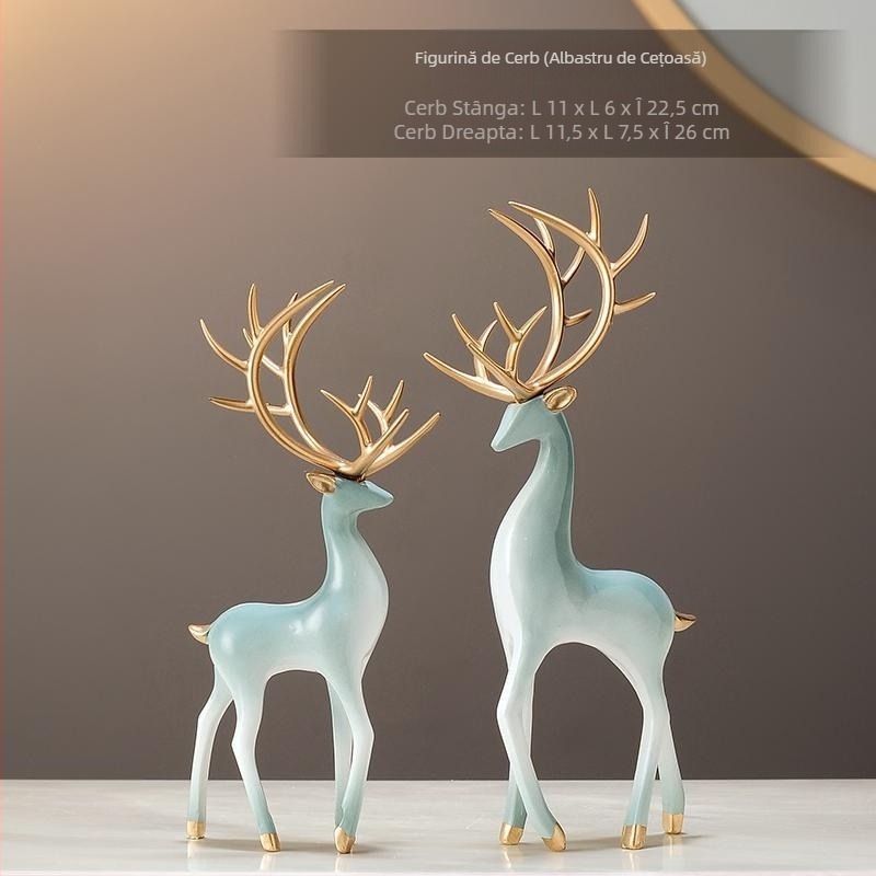 Nisipuri mișcătoare pictură clepsidră caldă decorare casă living dulap de vin TV dulap cerb decorare mutare cadou cadou de casă nouă