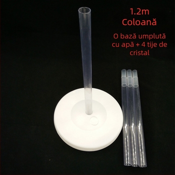 Producător en-gros Coloană tubulară de cristal de 1,2 m Bază umplută cu apă Set complet de coloane de ghidare rutieră Bază mică Accesorii en-gros