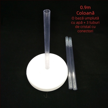 Producător en-gros Coloană tubulară de cristal de 1,2 m Bază umplută cu apă Set complet de coloane de ghidare rutieră Bază mică Accesorii en-gros