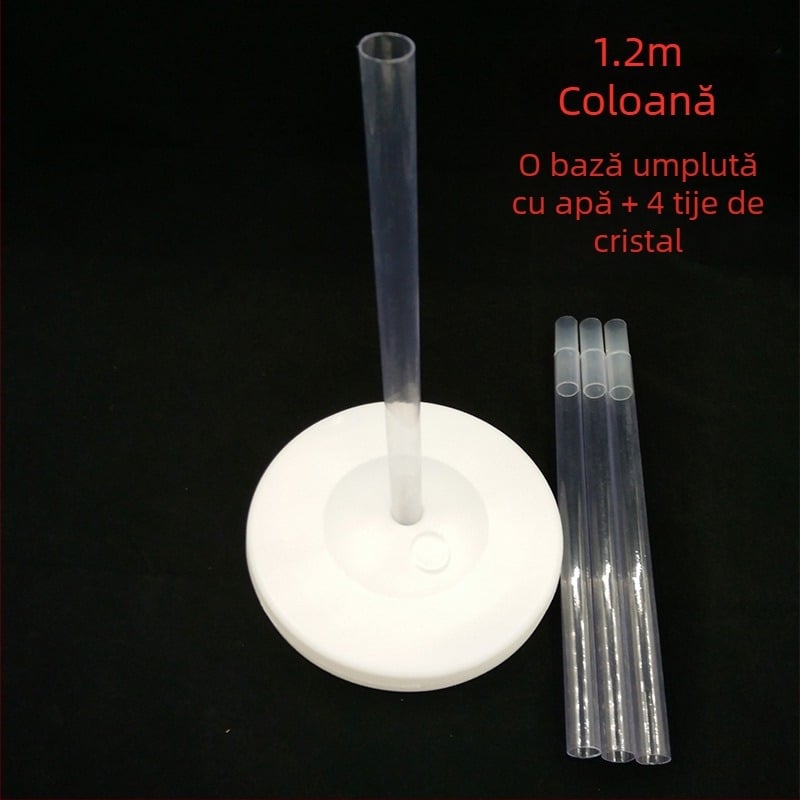 Producător en-gros Coloană tubulară de cristal de 1,2 m Bază umplută cu apă Set complet de coloane de ghidare rutieră Bază mică Accesorii en-gros