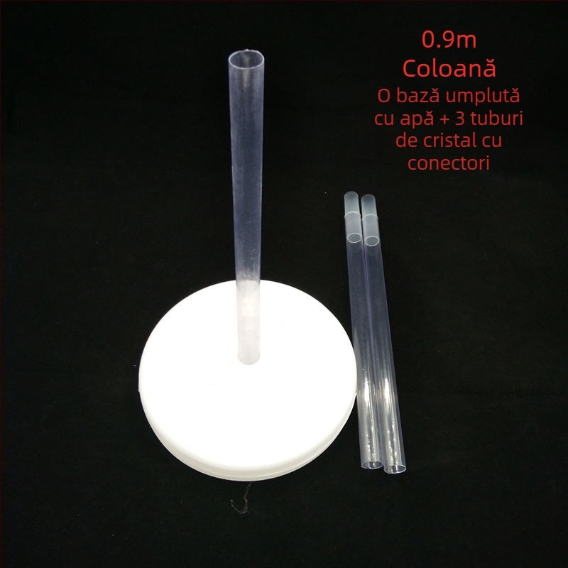 Producător en-gros Coloană tubulară de cristal de 1,2 m Bază umplută cu apă Set complet de coloane de ghidare rutieră Bază mică Accesorii en-gros