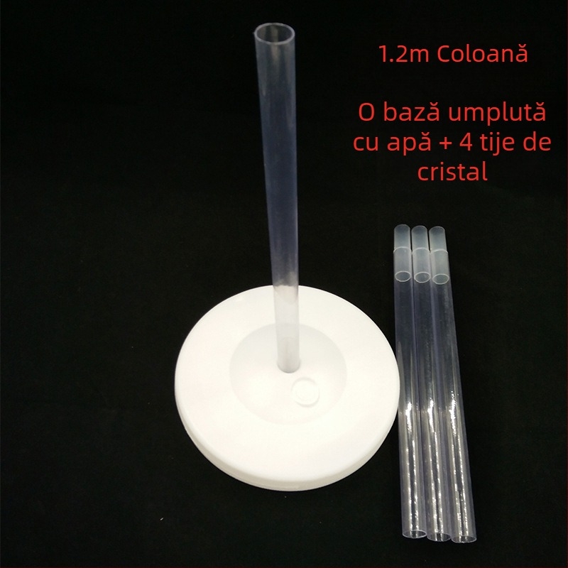 Producător en-gros Coloană tubulară de cristal de 1,2 m Bază umplută cu apă Set complet de coloane de ghidare rutieră Bază mică Accesorii en-gros