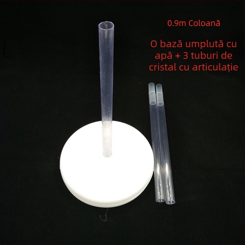 Producător en-gros Coloană tubulară de cristal de 1,2 m Bază umplută cu apă Set complet de coloane de ghidare rutieră Bază mică Accesorii en-gros