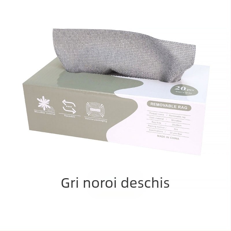 Prosop de bucătărie din microfibră, fără scame și fără ulei, de unică folosință, cu aspect de mocasini