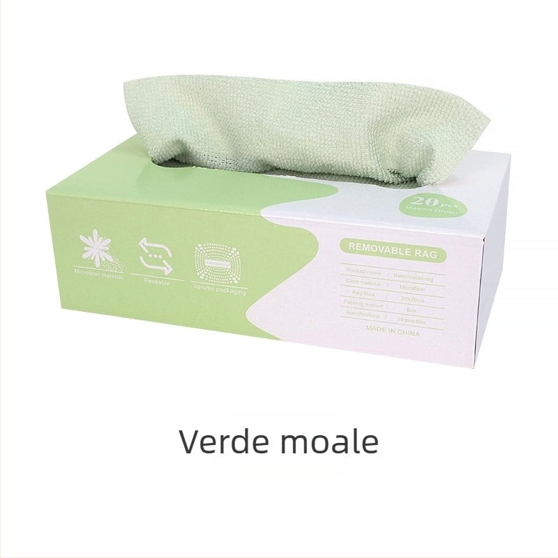 Prosop de bucătărie din microfibră, fără scame și fără ulei, de unică folosință, cu aspect de mocasini