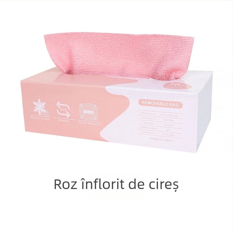 Prosop de bucătărie din microfibră, fără scame și fără ulei, de unică folosință, cu aspect de mocasini