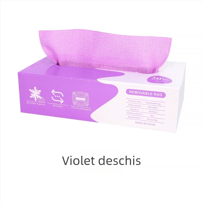 Prosop de bucătărie din microfibră, fără scame și fără ulei, de unică folosință, cu aspect de mocasini