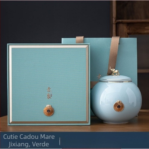 Jixiang ceainic ceramic cutie cadou ceai ceai sigilat ceai ceai verde Jin Junmei Lichuan cutie cadou goală roșie ceainic trezire ceainic