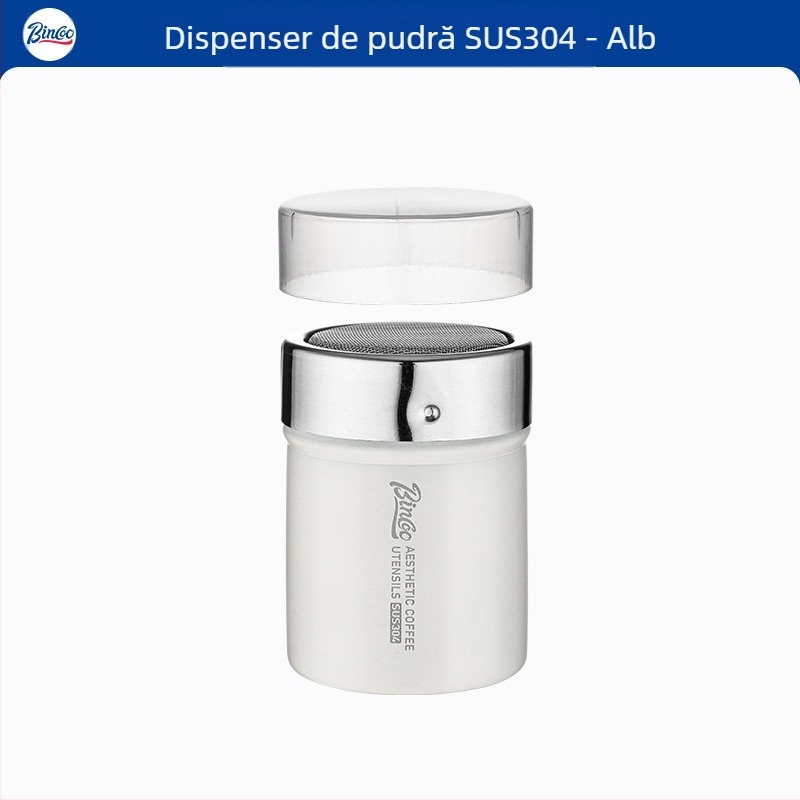 Bincoo, pulbere de cafea, pulbere Matcha, pulbere de cacao, pulbere de zahăr, sită, cartuș 304, pulbere, pulverizator, artefact, trage, flori, imprimare, matriță