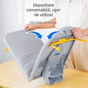 Masă de călcat pliabilă transfrontalieră, masă de călcat armată, masă de călcat, haine de călcat, inclusiv suport de depozitare, masă de călcat de uz casnic