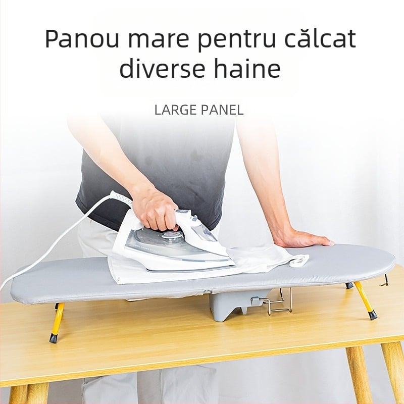 Masă de călcat pliabilă transfrontalieră, masă de călcat armată, masă de călcat, haine de călcat, inclusiv suport de depozitare, masă de călcat de uz casnic