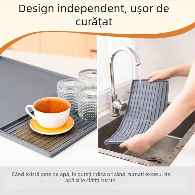 Transfrontalieră silicon mașină de cafea protecție covor pătrat bucătărie dublu strat tacâmuri simplu multifuncțional masă tavă detașabilă