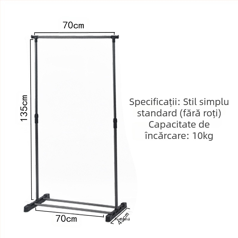 Simplu podea telescopic uscător de haine suport pentru balcon acasă uscător de haine suport metalic pentru dormitor uscător de haine suport