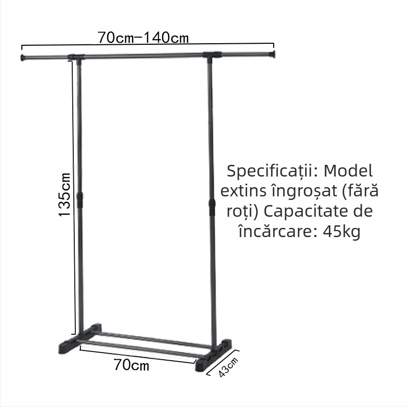 Simplu podea telescopic uscător de haine suport pentru balcon acasă uscător de haine suport metalic pentru dormitor uscător de haine suport
