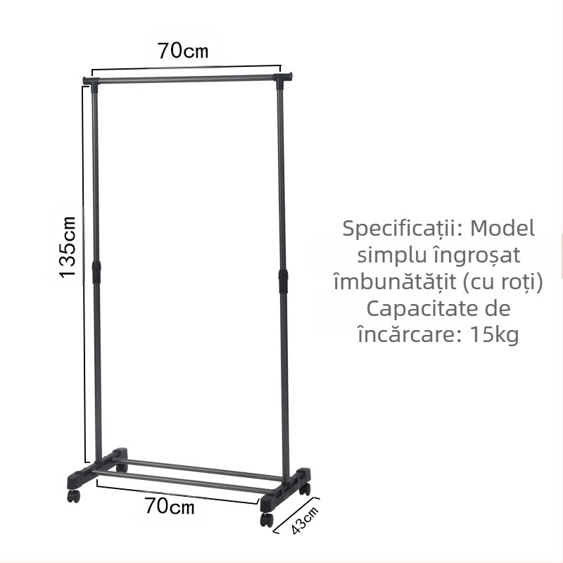 Simplu podea telescopic uscător de haine suport pentru balcon acasă uscător de haine suport metalic pentru dormitor uscător de haine suport
