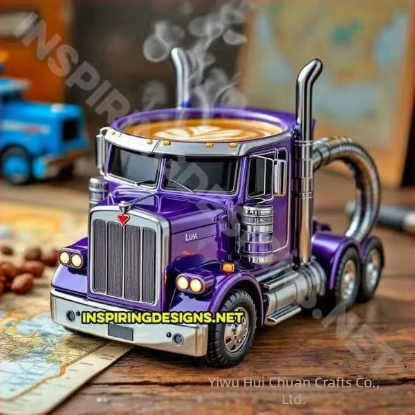 Ornamente auto pentru desktop, transfrontaliere, în stil european, lucrate manual, pentru camion, ceașcă de cafea, din rășină, artizanat, Advanced Sense Niche