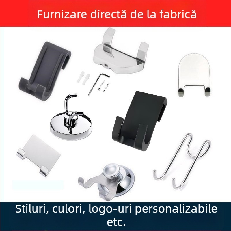 Ștergător de sticlă comercial din oțel inoxidabil de uz casnic, accesorii de upgrade, curățare de sticlă, artefact, baie, toaletă, cârlig special