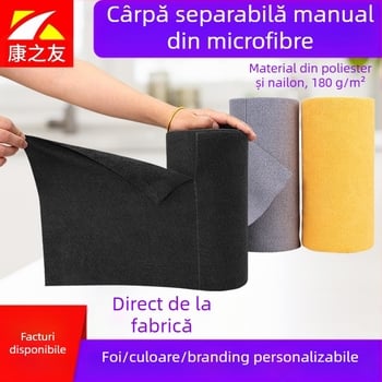 Lavetă de bucătărie de unică folosință, ruptă manual, umedă și uscată, cu dublă utilizare, lavetă leneșă, îngroșată și lavabilă