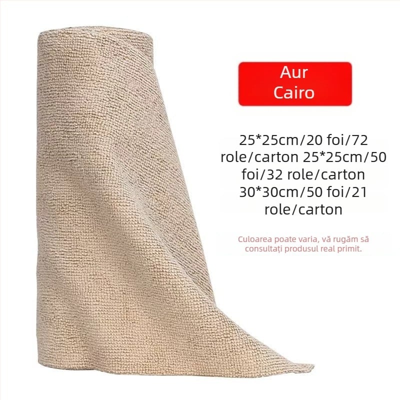 Lavetă de bucătărie de unică folosință, ruptă manual, umedă și uscată, cu dublă utilizare, lavetă leneșă, îngroșată și lavabilă